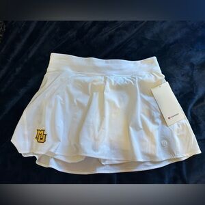 Lululemon Athletica White Skirt with Built-in Shorts